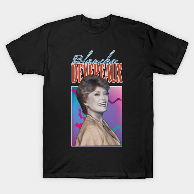 Blanche Deveraux / Original 80s Style Fan Art Design T-Shirt by Trendsdk